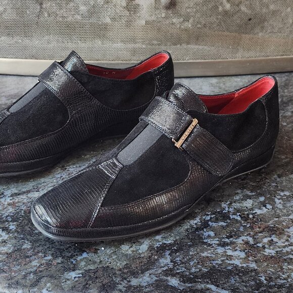 Amalfi By Rangoni Egadi Monk Strap Moccasin Shoes Size 10 - Picture 2 of 16